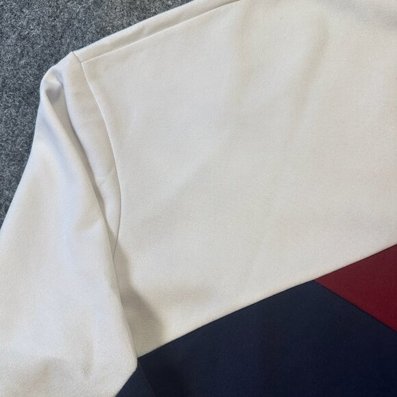 SHEIN Womens Pullover Top 1X Colorblock Stretch Crew Neck Long Sleeve Fit - Picture 2 of 13